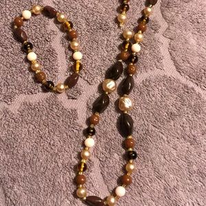 Vintage necklace and bracelet